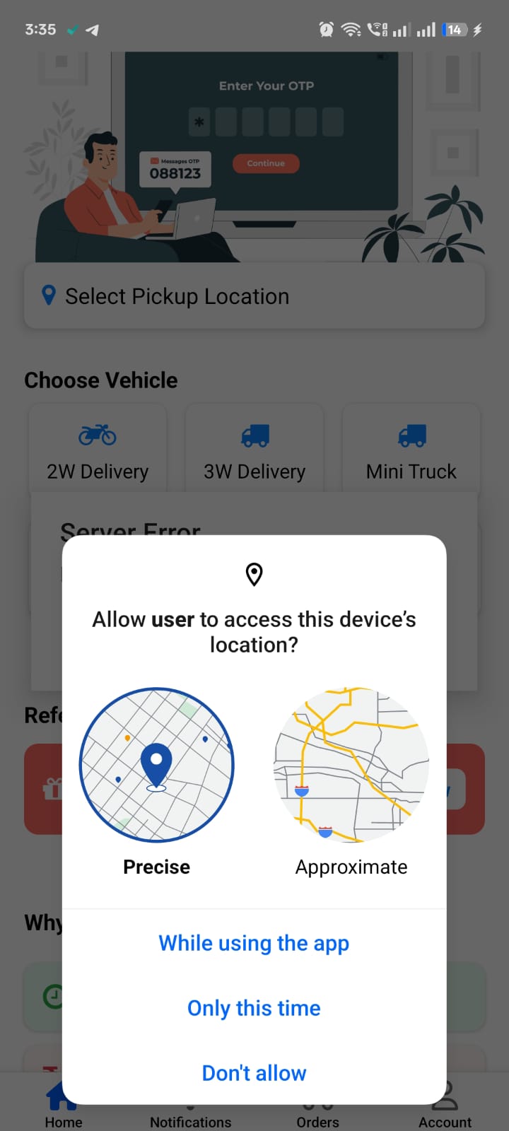 Runner App Screenshot 1